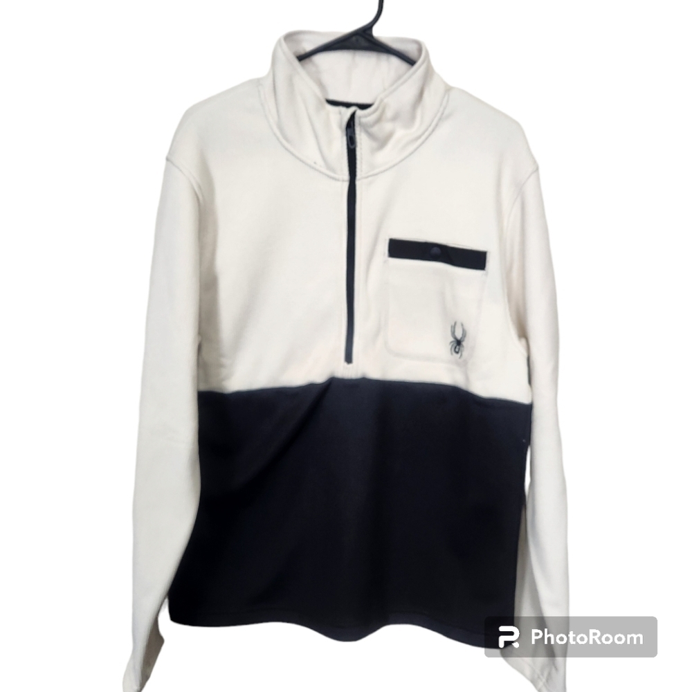 Spyder Half Zip Sweatshirt Size MEDIUM